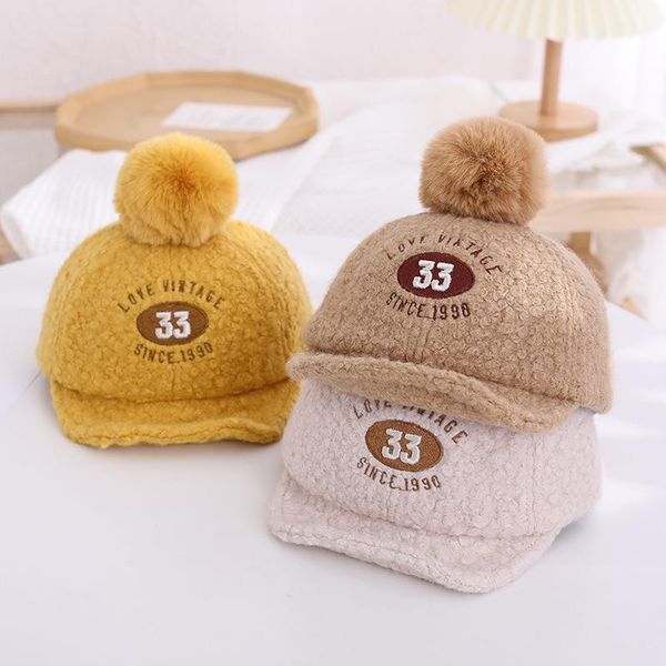 caps & hats baby fur ball for fall/winter lamb cashmere fashion letters korean children's, Yellow
caps & hats baby fur ball for fall/winter lamb cashmere fashion letters korean children's, Yellow