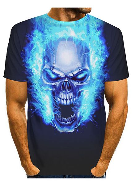 blue flame skull pattern men's 3d printed t-shirt visual impact party streetwear punk gothic round neck american muscle style short sle, White;black
blue flame skull pattern men's 3d printed t-shirt visual impact party streetwear punk gothic round neck american muscle style short sle, White;black