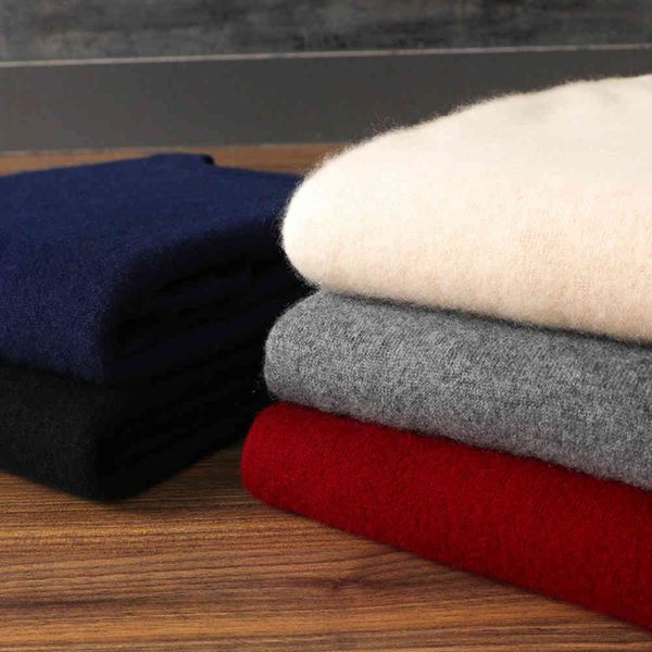 men's sweatshirts, cashmere round neck pure wool winter loose casual large knitted bottom, Black
men's sweatshirts, cashmere round neck pure wool winter loose casual large knitted bottom, Black