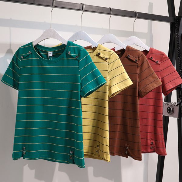2021 new women vintage striped button cotton t oversized cool short sleeve o neck tees ladies casual tee shirt 3xl iech, White
2021 new women vintage striped button cotton t oversized cool short sleeve o neck tees ladies casual tee shirt 3xl iech, White