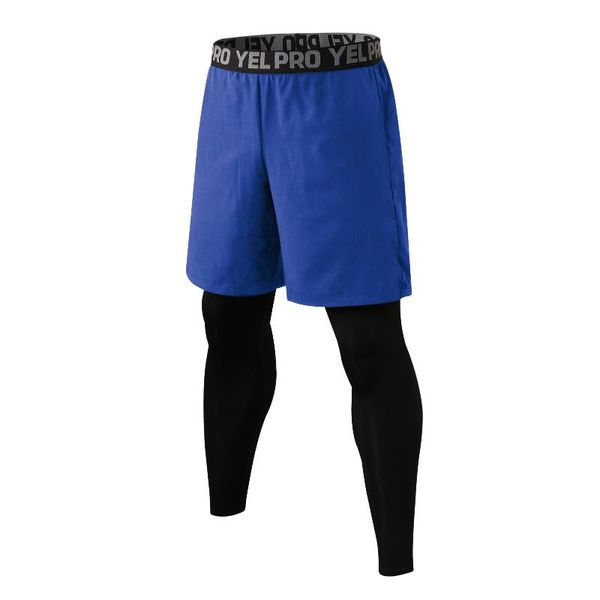 running pants men 2-in-1 elastic waist pockets stretchy moisture-wicking leggings athletic workout tights, Black;blue
running pants men 2-in-1 elastic waist pockets stretchy moisture-wicking leggings athletic workout tights, Black;blue