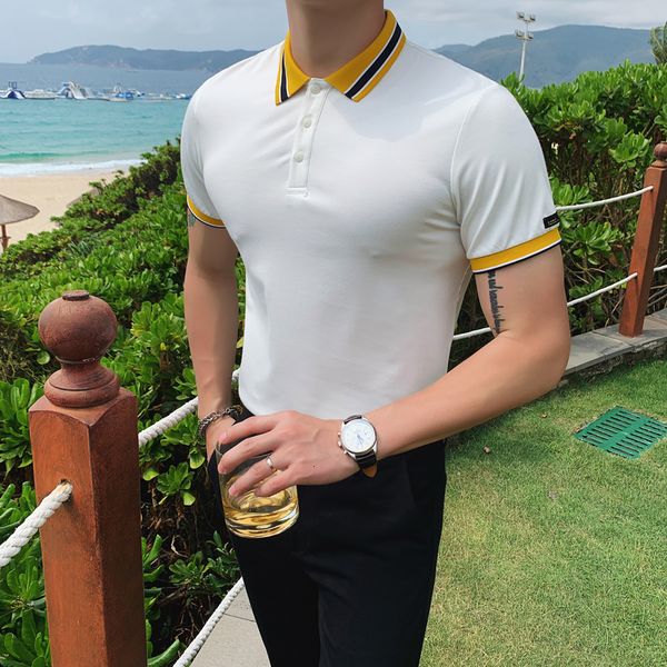 2021 brand of knitting polo shirts british style will see short sleeve for men's shirt fine uo6t, White;black
2021 brand of knitting polo shirts british style will see short sleeve for men's shirt fine uo6t, White;black