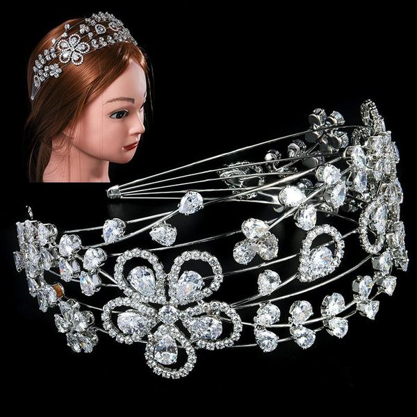 hair clips & barrettes luxury sparkling zircon wedding bridal crystal tiara princess pageant prom rhinestone headband crown band accessories, Golden;silver
hair clips & barrettes luxury sparkling zircon wedding bridal crystal tiara princess pageant prom rhinestone headband crown band accessories, Golden;silver