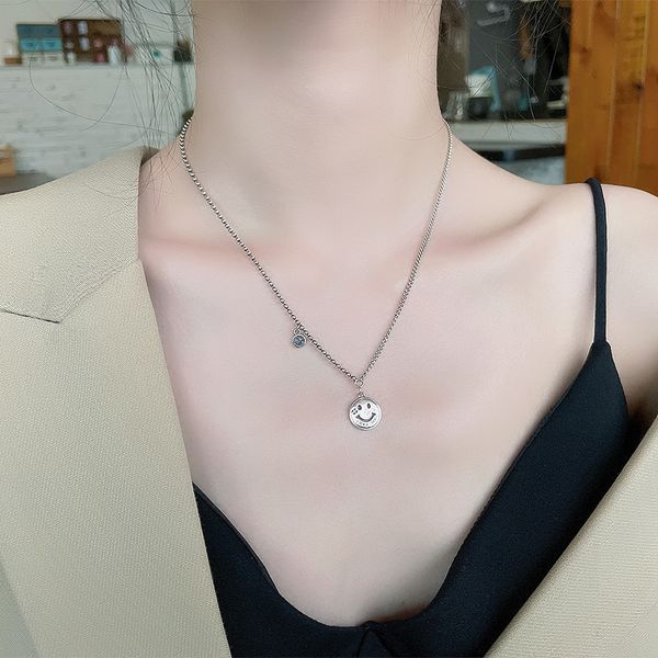chaosheng s925 sterling silver hong kong style smiling face net red wind punk street trend versatile necklace female
chaosheng s925 sterling silver hong kong style smiling face net red wind punk street trend versatile necklace female