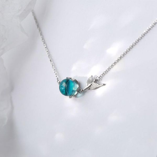 earrings & necklace 2021 trend design simple fashion blue foam fishtail bracelet ring earring woman girl jewelry set girlfriend gift, Silver
earrings & necklace 2021 trend design simple fashion blue foam fishtail bracelet ring earring woman girl jewelry set girlfriend gift, Silver