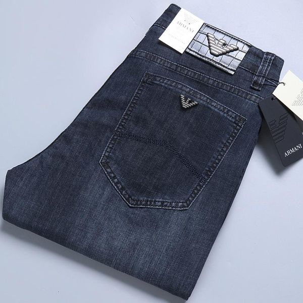 men's jeans ajoc spring and summer loose straight mid waist business men's men pants slim fit, Blue
men's jeans ajoc spring and summer loose straight mid waist business men's men pants slim fit, Blue