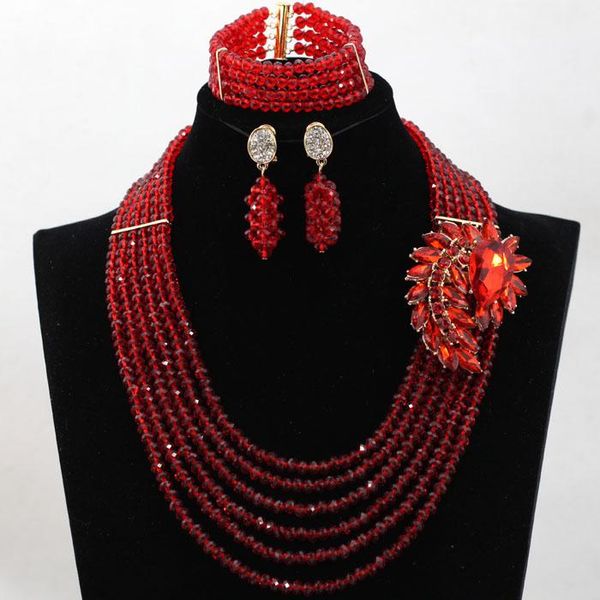 earrings & necklace 5 layer african nigerian beads traditional bridal wedding party jewelry set bracelets hx117, Silver
earrings & necklace 5 layer african nigerian beads traditional bridal wedding party jewelry set bracelets hx117, Silver