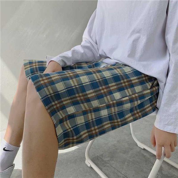 men's pants summer plaid shorts trendy and versatile beach capris loose straight cec casual, Black
men's pants summer plaid shorts trendy and versatile beach capris loose straight cec casual, Black