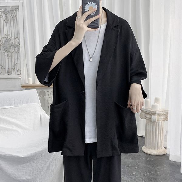 2021 new summer men's fashion seven-sleeve suit collar coats camisa masculina streetwear clothes hawaiian shirt big size -5xl 7yzb, White
2021 new summer men's fashion seven-sleeve suit collar coats camisa masculina streetwear clothes hawaiian shirt big size -5xl 7yzb, White