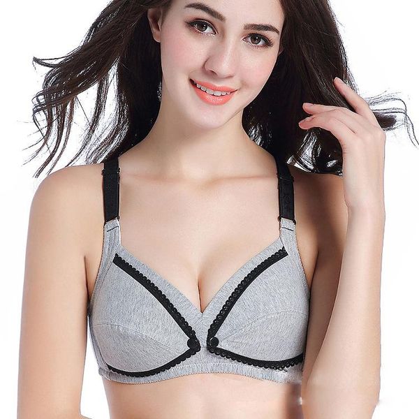 maternity intimates front buckle without steel ring half side leakage prevention nursing underwear bra feed plus size lactation cotton, White
maternity intimates front buckle without steel ring half side leakage prevention nursing underwear bra feed plus size lactation cotton, White