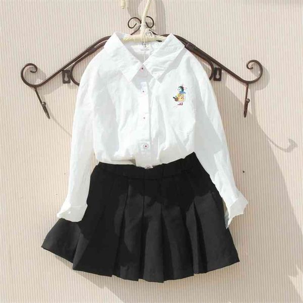 fashion white blouse for big girls spring autumn cartoon rabbit embroidery cotton long sleeve kids clothes 8 to 12 210622, White;black
fashion white blouse for big girls spring autumn cartoon rabbit embroidery cotton long sleeve kids clothes 8 to 12 210622, White;black