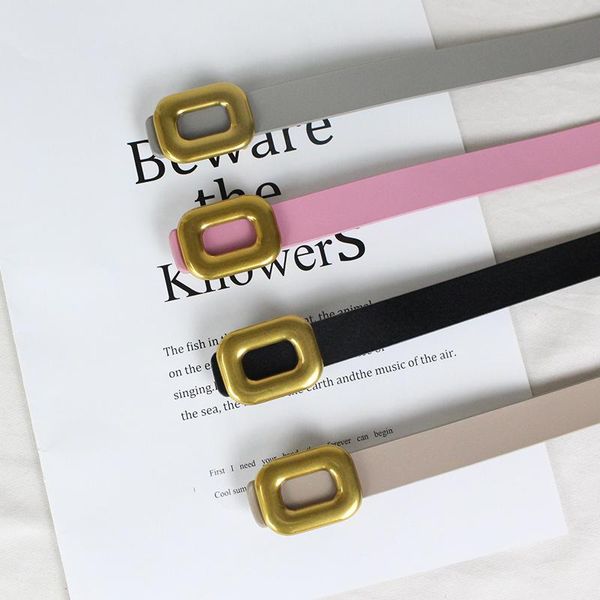 belts korean small belt decoration versatile student jeans thin square buckle simple fashion leather women's pants, Black;brown
belts korean small belt decoration versatile student jeans thin square buckle simple fashion leather women's pants, Black;brown