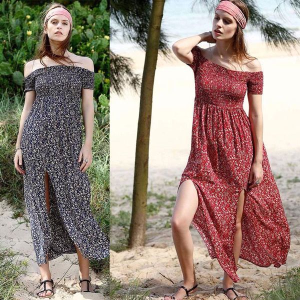 casual dresses nedeins 2021 women floral dress summer split maxi beach sundress off backless boho long vestidos femme, Black;gray
casual dresses nedeins 2021 women floral dress summer split maxi beach sundress off backless boho long vestidos femme, Black;gray