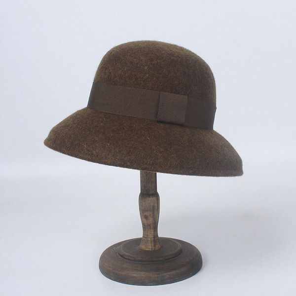 stingy brim hats autumn and winter wool hat women french retro dome wide army green, Blue;gray
stingy brim hats autumn and winter wool hat women french retro dome wide army green, Blue;gray