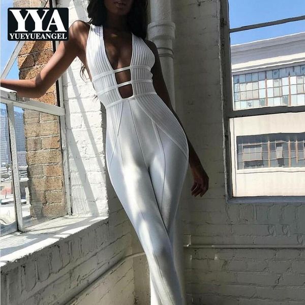 women's jumpsuits & rompers ladies bandage jumpsuit 2021 fashion hollow out party white women slim backless bodycon, Black;white
women's jumpsuits & rompers ladies bandage jumpsuit 2021 fashion hollow out party white women slim backless bodycon, Black;white