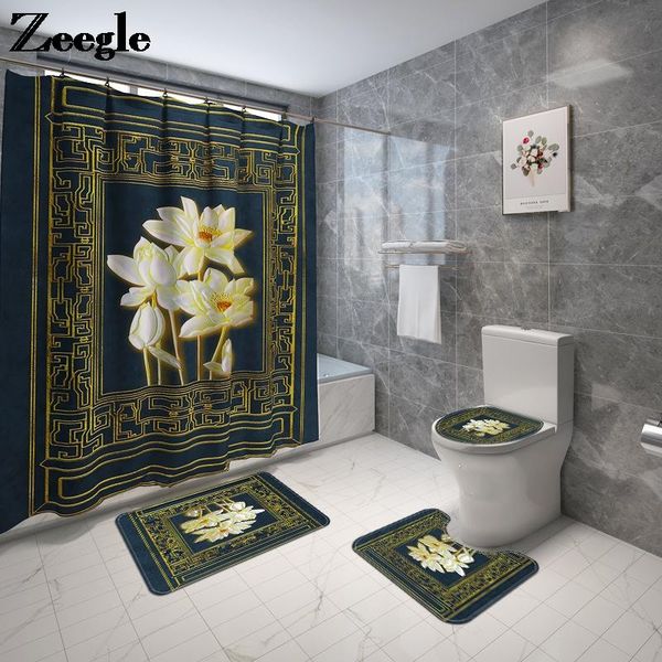 bath mats modern style mat and shower curtain set in the bathroom home decoration carpet floor toilet rug
bath mats modern style mat and shower curtain set in the bathroom home decoration carpet floor toilet rug
