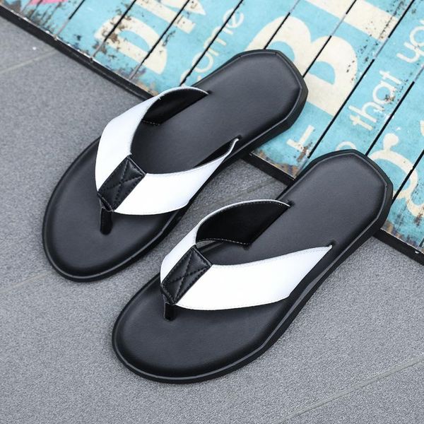 slippers 2021 white pu casual zapatillas hombre non slip korean version beach men shoes comfortable travel flip flops, Black
slippers 2021 white pu casual zapatillas hombre non slip korean version beach men shoes comfortable travel flip flops, Black