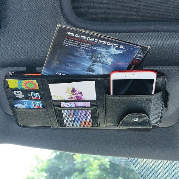 car organizer sun visor pouch bag card slots storage sunglass holder clip with zipper pocket
car organizer sun visor pouch bag card slots storage sunglass holder clip with zipper pocket