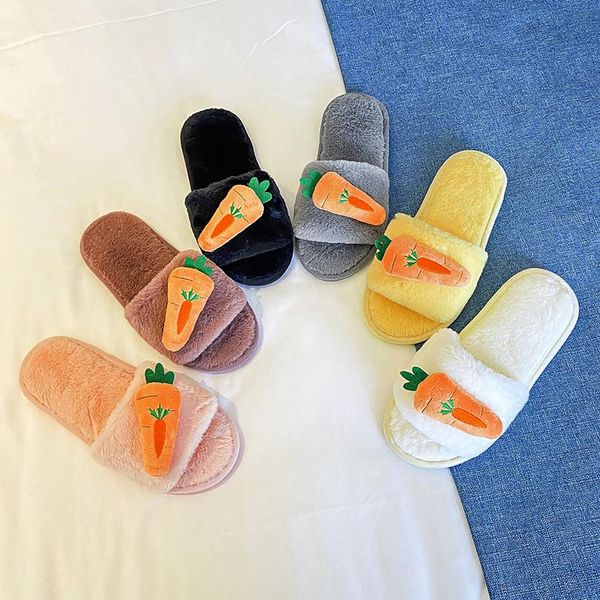 slippers millffy plush cute carrot lovely home lady female comfortable non-slip outside concise slipper, Black
slippers millffy plush cute carrot lovely home lady female comfortable non-slip outside concise slipper, Black