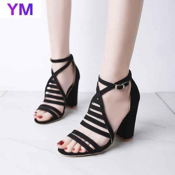 sandals grace style women summer square high heel fashion solid color open toe party dress casual size 34-43, Black
sandals grace style women summer square high heel fashion solid color open toe party dress casual size 34-43, Black
