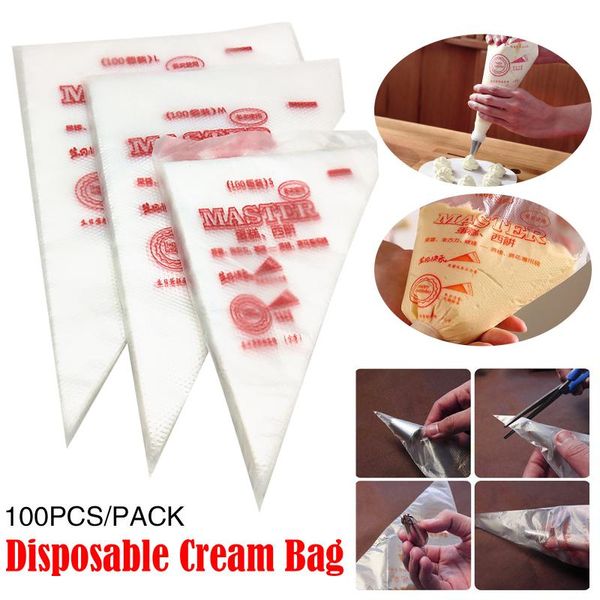 100pcs disposable piping bag icing fondant cake cream squeeze cream bag dessert decorators pastry tip cake tools bakeware
100pcs disposable piping bag icing fondant cake cream squeeze cream bag dessert decorators pastry tip cake tools bakeware