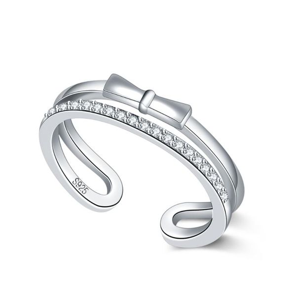 cluster rings fashion 100% 925 sterling silver double bow ring sweet 5a zircon adjustable size woman fine jewelry gift, Golden;silver
cluster rings fashion 100% 925 sterling silver double bow ring sweet 5a zircon adjustable size woman fine jewelry gift, Golden;silver