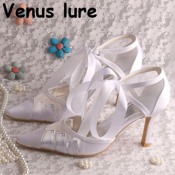 dress shoes white satin bridal pointed toe ribbon high heel ladies, Black
dress shoes white satin bridal pointed toe ribbon high heel ladies, Black