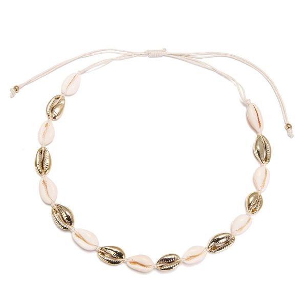chokers 2021 fashion jewelry alloy shell short necklace charm hand woven adjustable for women's accessories gift pulseira, Golden;silver
chokers 2021 fashion jewelry alloy shell short necklace charm hand woven adjustable for women's accessories gift pulseira, Golden;silver