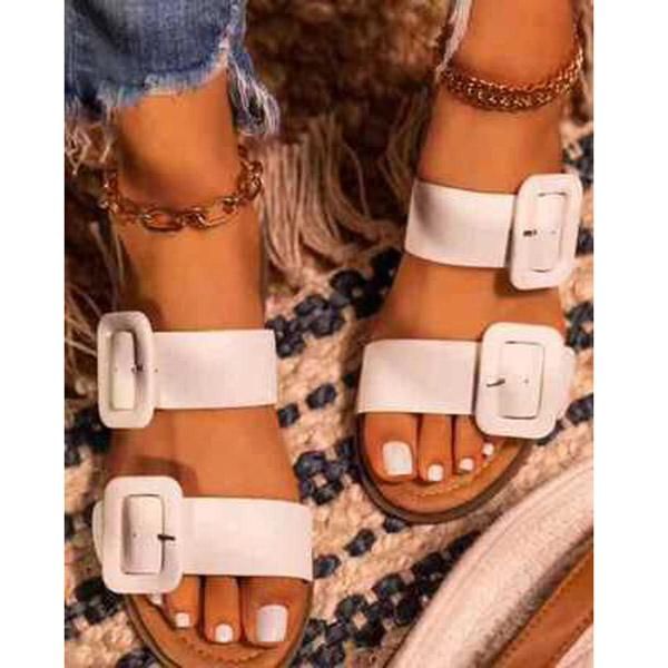 2021 women's summer slippers flat sandals open toe outdoor beach shoes buckle solid color fashion plus size 41, Black
2021 women's summer slippers flat sandals open toe outdoor beach shoes buckle solid color fashion plus size 41, Black