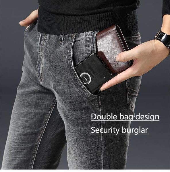 men's jeans brother wang clothing anti-theft zipper 2021 fashion casual straight cotton elastic big size brand men jean, Blue
men's jeans brother wang clothing anti-theft zipper 2021 fashion casual straight cotton elastic big size brand men jean, Blue