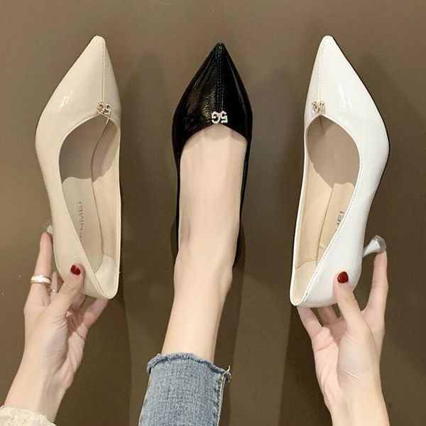 dress shoes high heels women pu thin ladies pointed toe party spring fashion 2021, Black
dress shoes high heels women pu thin ladies pointed toe party spring fashion 2021, Black