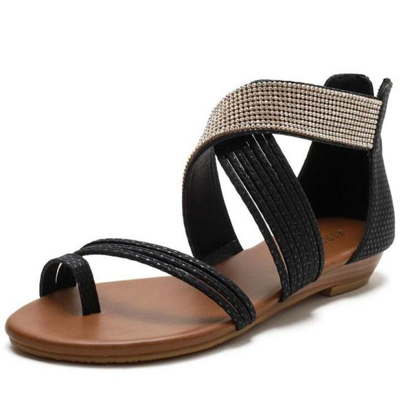 sandals woman summer leather vintage buckle casual sewing women retro sandalias female ladies platform shoes, Black
sandals woman summer leather vintage buckle casual sewing women retro sandalias female ladies platform shoes, Black