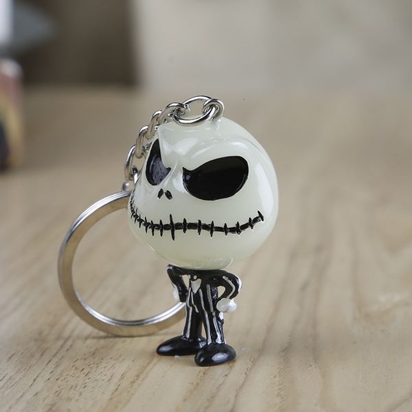fine key chain not easy to break creative personality luminous christmas night horror skull jack bag pendant resin accessories, Silver
fine key chain not easy to break creative personality luminous christmas night horror skull jack bag pendant resin accessories, Silver