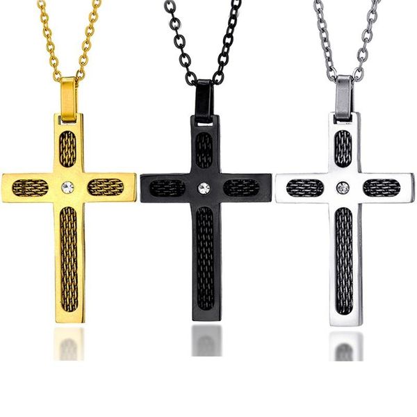 pendant necklaces 10 piece wholesale price stainless steel mesh cross pendants necklace for women men jewlery, Silver
pendant necklaces 10 piece wholesale price stainless steel mesh cross pendants necklace for women men jewlery, Silver