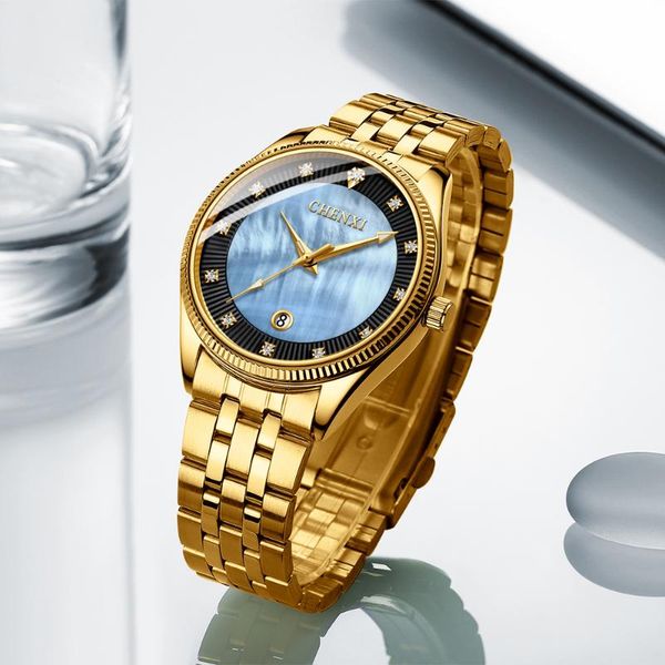 wristwatches chenxi men quartz watches man golden business watch fashion mens shell dial clock dress relogio masculino, Slivery;brown
wristwatches chenxi men quartz watches man golden business watch fashion mens shell dial clock dress relogio masculino, Slivery;brown