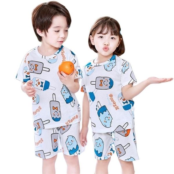 summer breathable mesh clothes for baby girls boys shirt+shorts 2pcs/set pajamas homewear sets children cartoon nightwear suit 210915, Blue;red
summer breathable mesh clothes for baby girls boys shirt+shorts 2pcs/set pajamas homewear sets children cartoon nightwear suit 210915, Blue;red