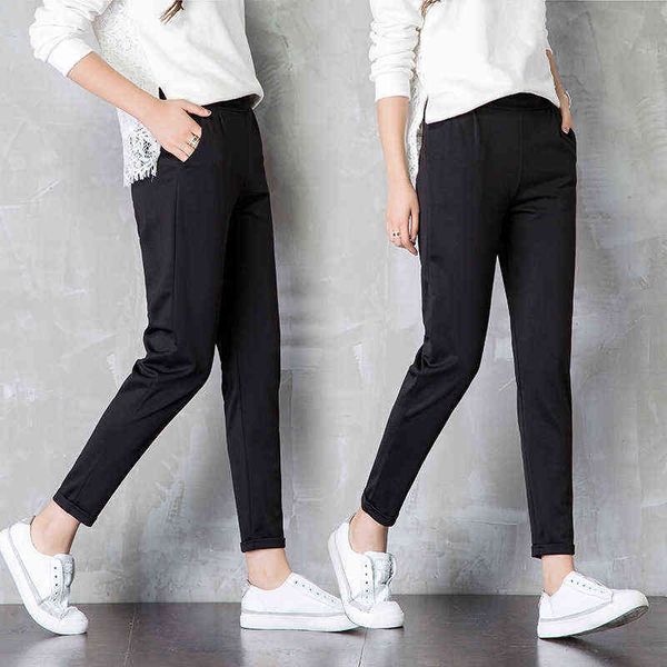 women classic casual pants thin section fashion leisure nine points charm wide leg pant partytrousers 211124, Black;white
women classic casual pants thin section fashion leisure nine points charm wide leg pant partytrousers 211124, Black;white