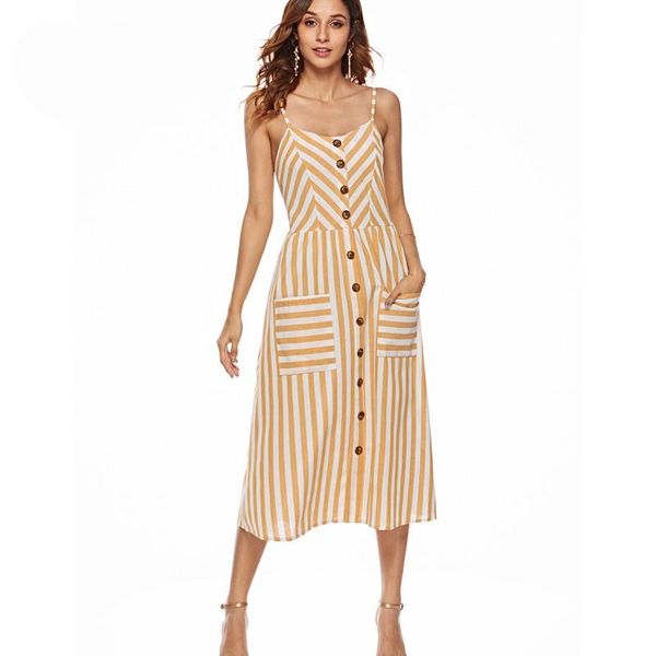 button striped print cotton linen casual summer dress 2021 spaghetti strap v-neck off shoulder women midi vestidos dresses, Black;gray
button striped print cotton linen casual summer dress 2021 spaghetti strap v-neck off shoulder women midi vestidos dresses, Black;gray