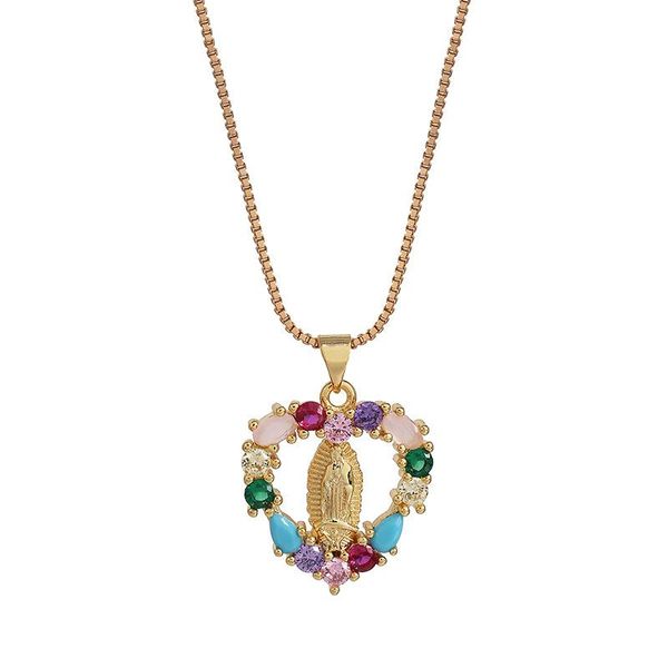 pendant necklaces style creative fashion women's heart necklace hollow rhinestone colorful zirconia crystal jewelry for girls wedding, Silver
pendant necklaces style creative fashion women's heart necklace hollow rhinestone colorful zirconia crystal jewelry for girls wedding, Silver