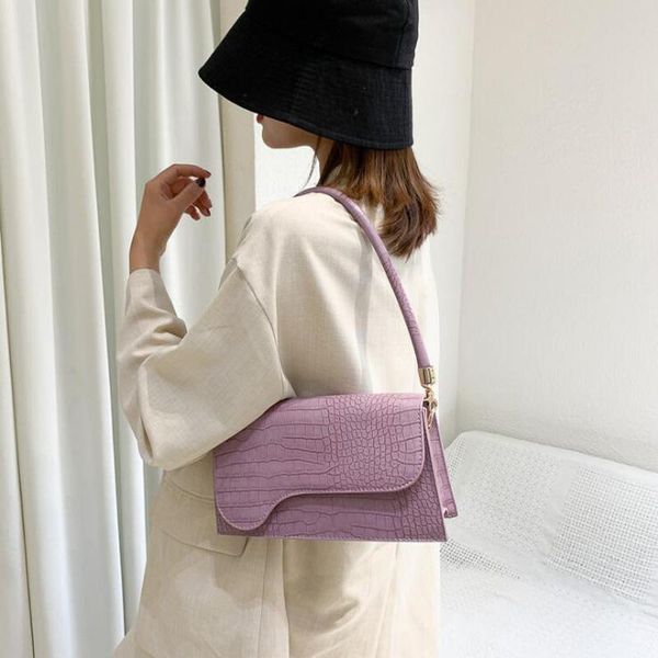 evening bags french baguette shoulder bag korean casual crocodile pattern wide band wild western style messenger handbag simple solid color
evening bags french baguette shoulder bag korean casual crocodile pattern wide band wild western style messenger handbag simple solid color