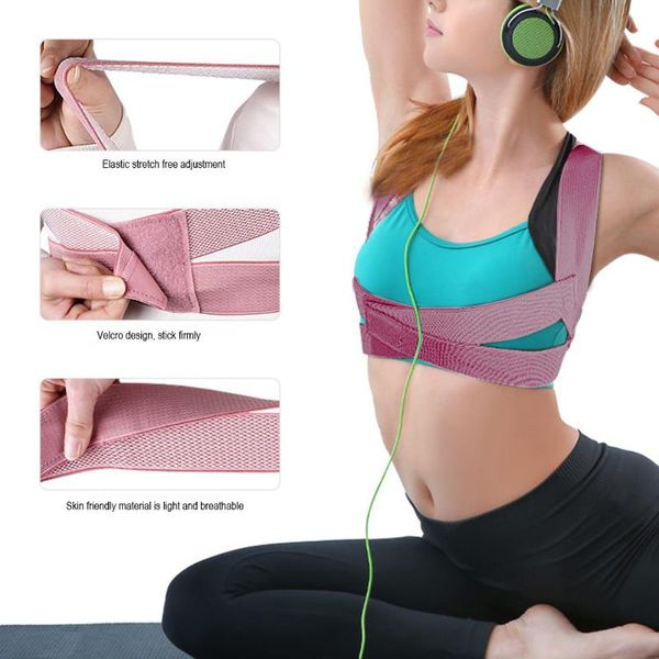 back support invisible humpback posture corrector strap spine shoulder lumbar brace orthopedic correction belt, Black;blue
back support invisible humpback posture corrector strap spine shoulder lumbar brace orthopedic correction belt, Black;blue