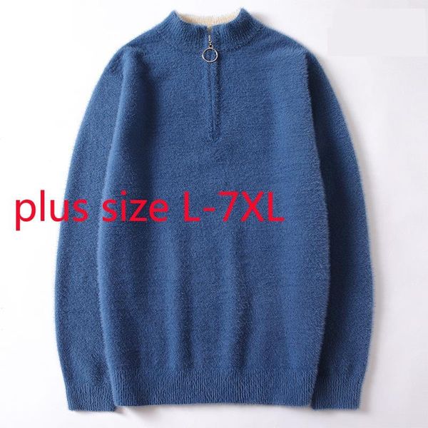men's sweaters arrival autumn winter young men half open collar casual computer knitted pullovers sweater plus size l-4xl 5xl 6xl 7xl, White;black
men's sweaters arrival autumn winter young men half open collar casual computer knitted pullovers sweater plus size l-4xl 5xl 6xl 7xl, White;black
