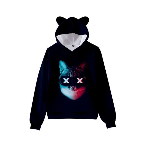 rock cat pattern cute boy girl clothes hooded 3d printing hooded sweater autumn early winter ears hooded pullover, Black
rock cat pattern cute boy girl clothes hooded 3d printing hooded sweater autumn early winter ears hooded pullover, Black