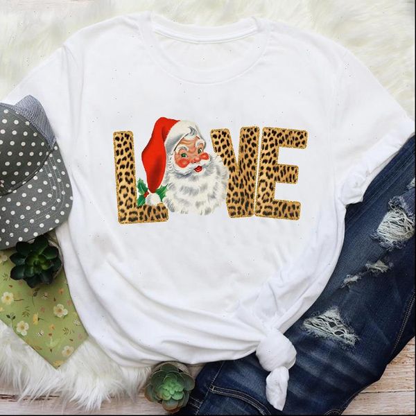 women t shirts santa claus leopard cute fashion year merry christmas graphic tees clothes print lady female shirt, White
women t shirts santa claus leopard cute fashion year merry christmas graphic tees clothes print lady female shirt, White