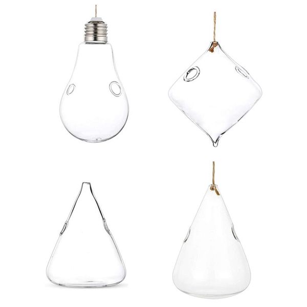 4pcs glass hanging planters water air plant containers terrarium candle holder with strings rope for home garden
4pcs glass hanging planters water air plant containers terrarium candle holder with strings rope for home garden