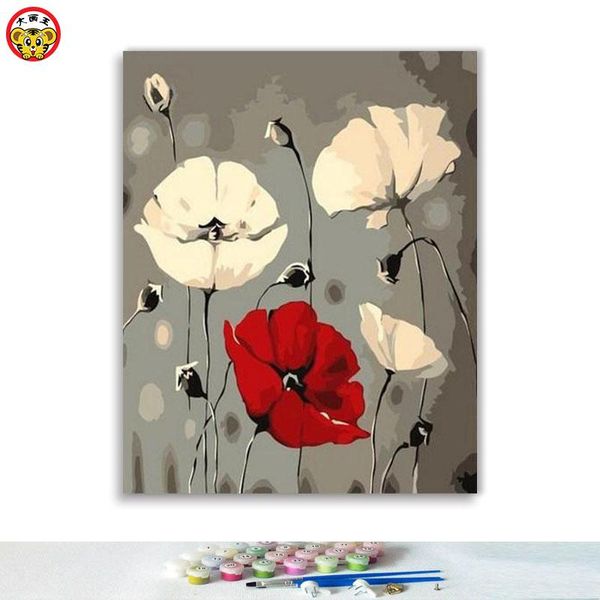 diy oil painting by numbers art paint by number flower poppy and chrysanthemum illustration bedroom parlor decoration painting
diy oil painting by numbers art paint by number flower poppy and chrysanthemum illustration bedroom parlor decoration painting
