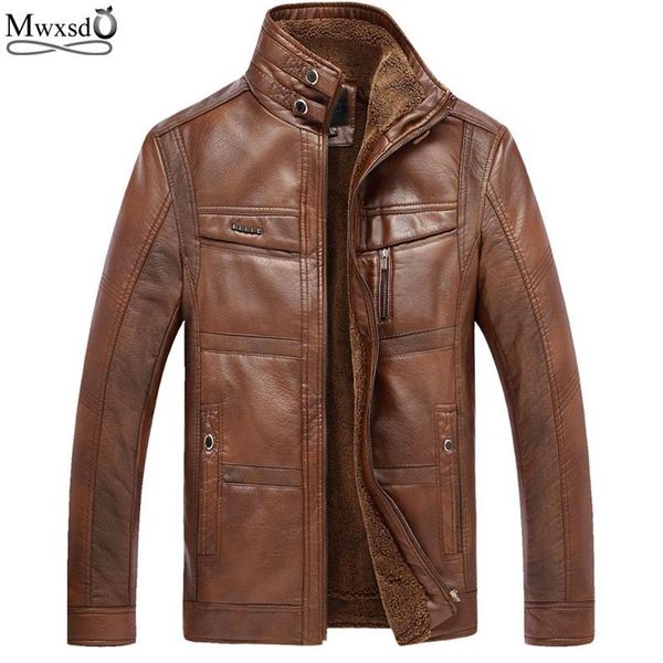 men's fur & faux mwxsd winter men leather jacket warm motorcycle jackets coat jaqueta chaqueta hombre, Black
men's fur & faux mwxsd winter men leather jacket warm motorcycle jackets coat jaqueta chaqueta hombre, Black