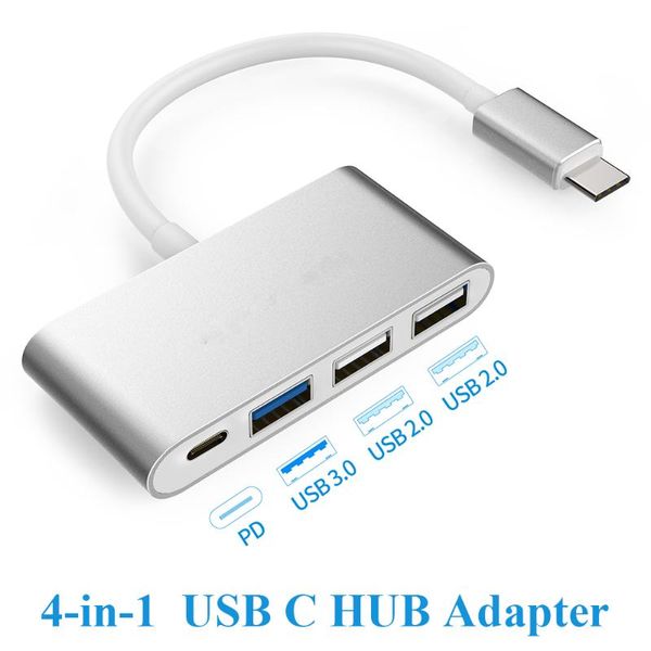 hubs 4 in 1 usb type c to ports hub pd usb2.0/3.0 adapter multi function splitter fast charger high speed transmission
hubs 4 in 1 usb type c to ports hub pd usb2.0/3.0 adapter multi function splitter fast charger high speed transmission