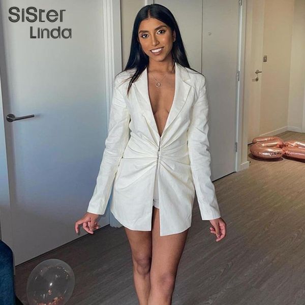 women's jackets sisterlinda fall fashion elegant white jacket women turn-down collar single ruched coats simple office lady wild outwea, Black;brown
women's jackets sisterlinda fall fashion elegant white jacket women turn-down collar single ruched coats simple office lady wild outwea, Black;brown