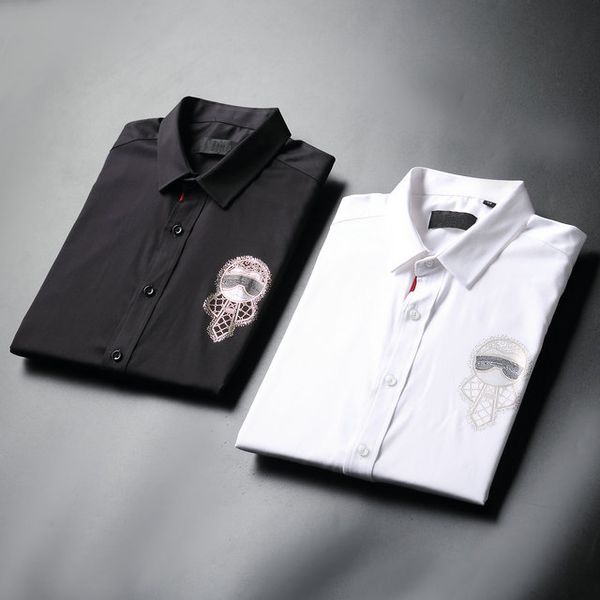 2021 luxury designer fashion men's shirts long sleeve business casual brand spring slim shirt -3xl#066, White;black
2021 luxury designer fashion men's shirts long sleeve business casual brand spring slim shirt -3xl#066, White;black